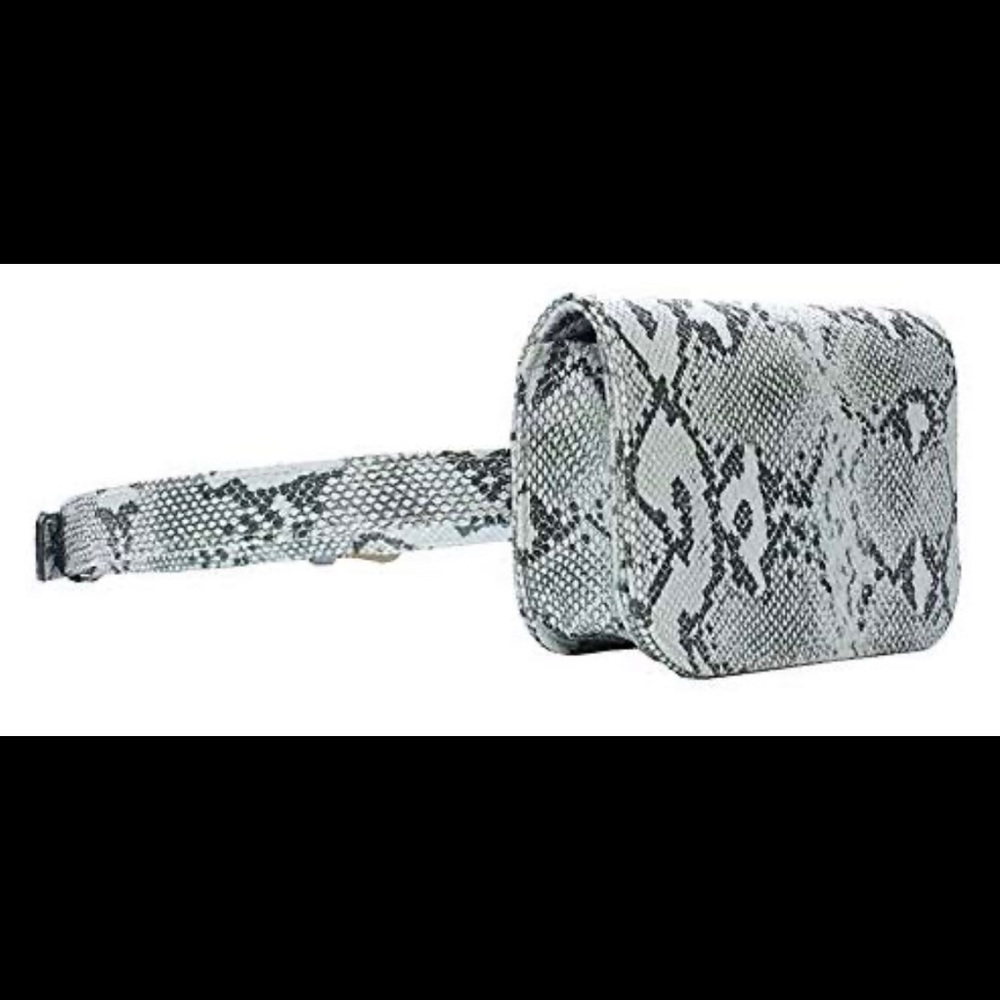 Snake Print Belt Bag